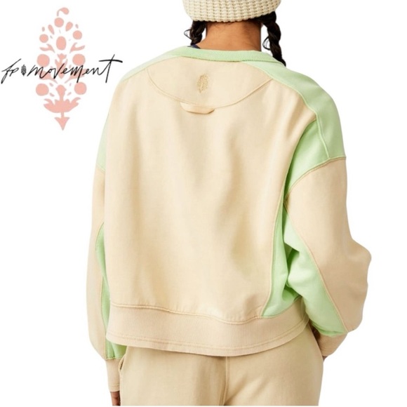 Free people movement intercept color block top new - Picture 2 of 5